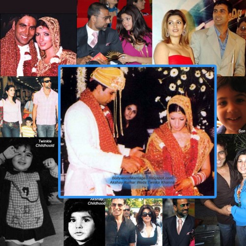 Akshay Kumar And Twinkle Khanna Marriage Pics