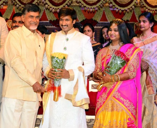 Gopichand And Reshma Marriage Photos