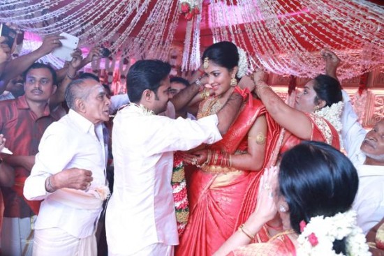 Amala Paul And Director Al Vijay Wedding Photos