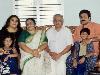 Mohanlal is seen here with his father Viswanathan Nair (an advocate), mother Santhakumari and elder brother.