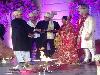 Bride Arpita Khan's brother Salman, Arbaaz and Sohail perform the rituals. Wedding was held according to Punjabi rituals