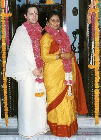 Actress Madhavi And Ralph Sharma Marriage Photos