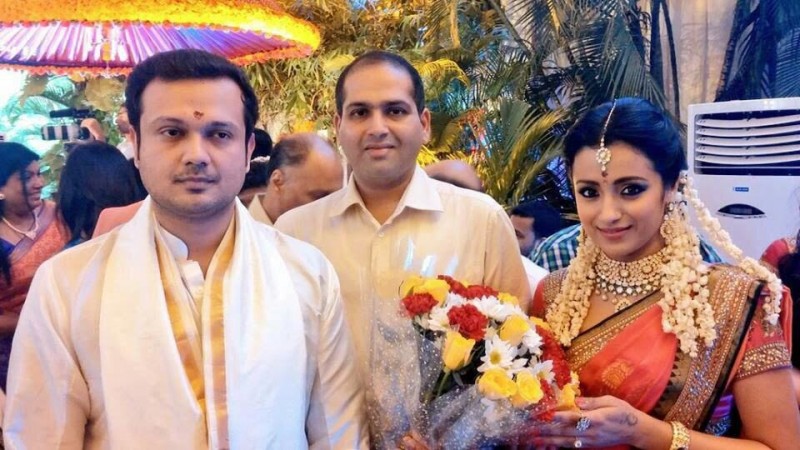 Varun Manian And Actress Trisha Engagement Pictures