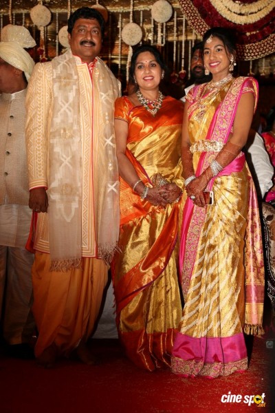 INC Leader Danam Nagendar Daughter Manisha And Abhinav Wedding Photos