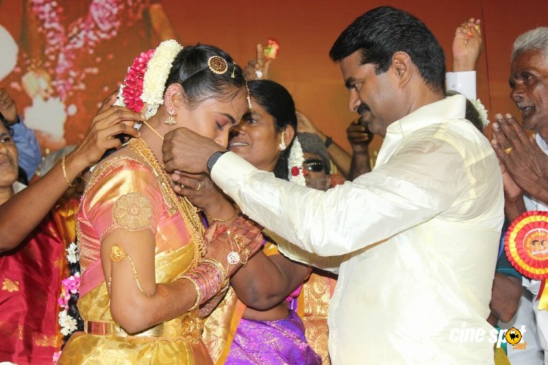 Kayalvizhi And Actor Seeman Marriage Photos