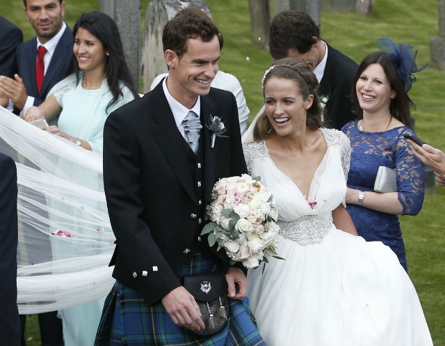 Andy Murray And Kim Sears Marriage Photos