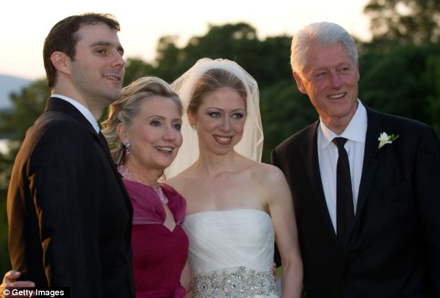 Bill Clinton Daughter Chelsea Clinton And Marc Mezvinsky Wedding Photos