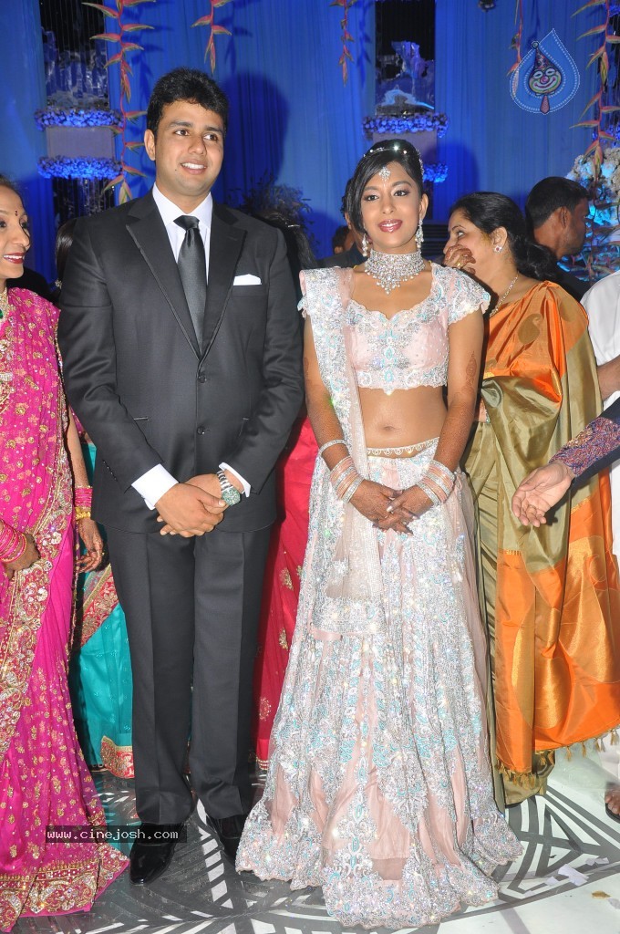 Raghu Veera Reddy Daughter Amrithaveer And Nishanth Bejawada Wedding Photos