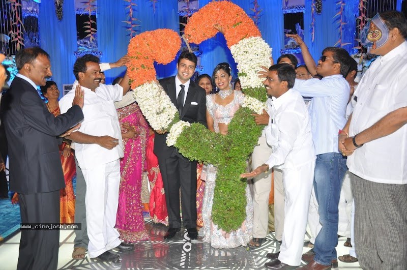 Raghu Veera Reddy Daughter Amrithaveer And Nishanth Bejawada Wedding Photos