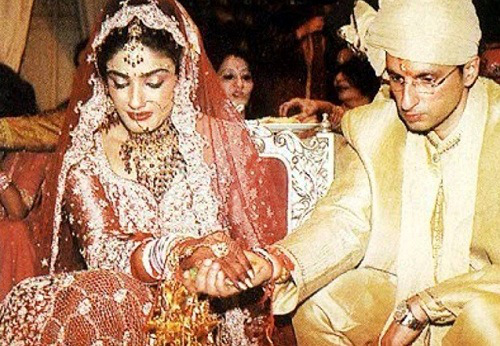 Raveena Tandon  And Anil Thadani Marriage Photos