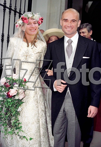Steffi Graf And Andre Agassi Marriage Photos