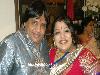 Bappi Lahiri daughter Rema Lahiri who is also a singer, she got married to a businessman Govind Bansal in February 2009 they have child name Swastik (Rego) Bansal.