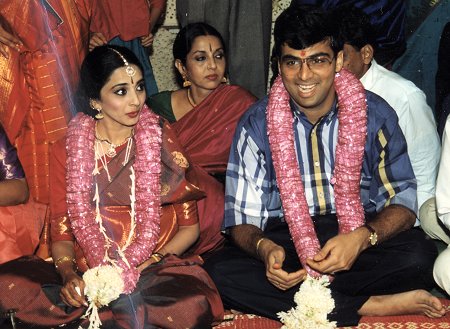 Viswanathan Anand And Aruna Marriage Photos