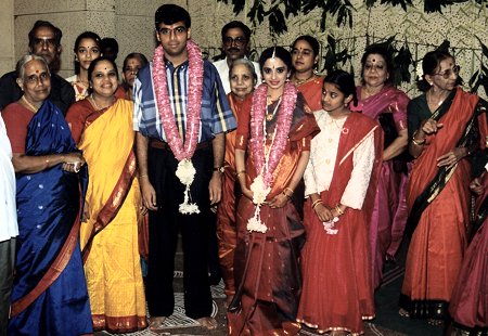 Viswanathan Anand And Aruna Marriage Photos