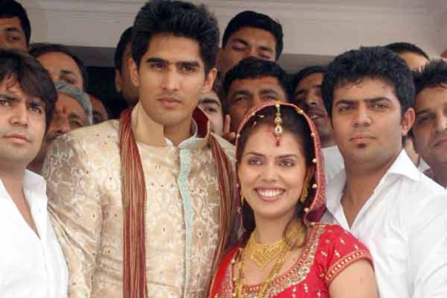 Vijender Singh And Archana Singh Marriage Photos