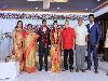 Tollywood movie producer Padmalaya Sakhamuri Mallikarjuna Rao daughter Jayalakshmi and Vinay Kumar Chowdhary wedding reception held at FNCC, Film Nagar in Hyderabad. Celebs like Krishna, Dasari Narayana Rao, C Kalyan, KS Rama Rao and others graced the event.