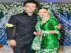 Sanjeeda Sheikh And Aamir Ali got married on 2 March 2012 at Khar Gymkhana in Mumbai.Aamir wore traditional sherwani while Sanjeeda wore  bottle green salwar kameez for the big day.The two hosted a pre-wedding bash on February 29 that had the who�s who of the television industry in attendance.