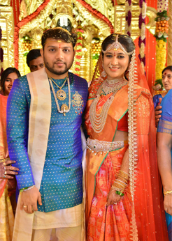 Bandla Ganesh Brother Daughter Ashritha Wedding Photos