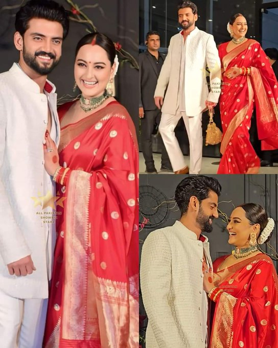 Sonakshi Sinha Wedding Photos Out  Actress Marries Zaheer Iqbal In Civil Ceremony