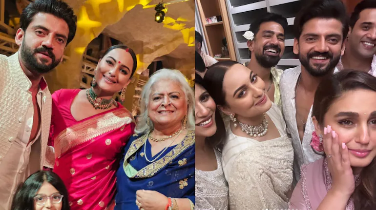 Sonakshi Sinha Wedding Photos Out  Actress Marries Zaheer Iqbal In Civil Ceremony