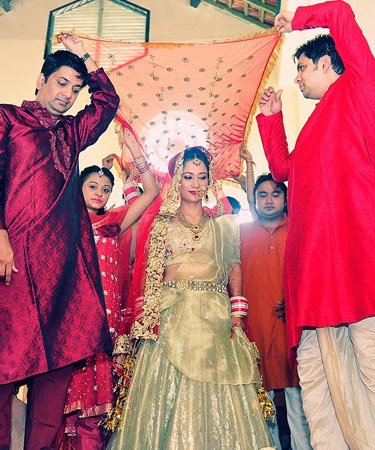 Grand Wedding Entrance Of Real Indian Brides