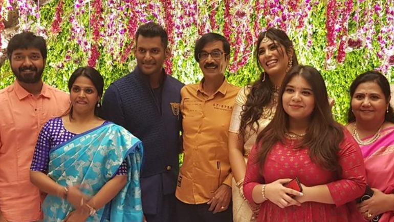 Vishal And Anisha Reddy Engaged Pics